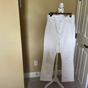 Chico's White Boot Cut Jeans